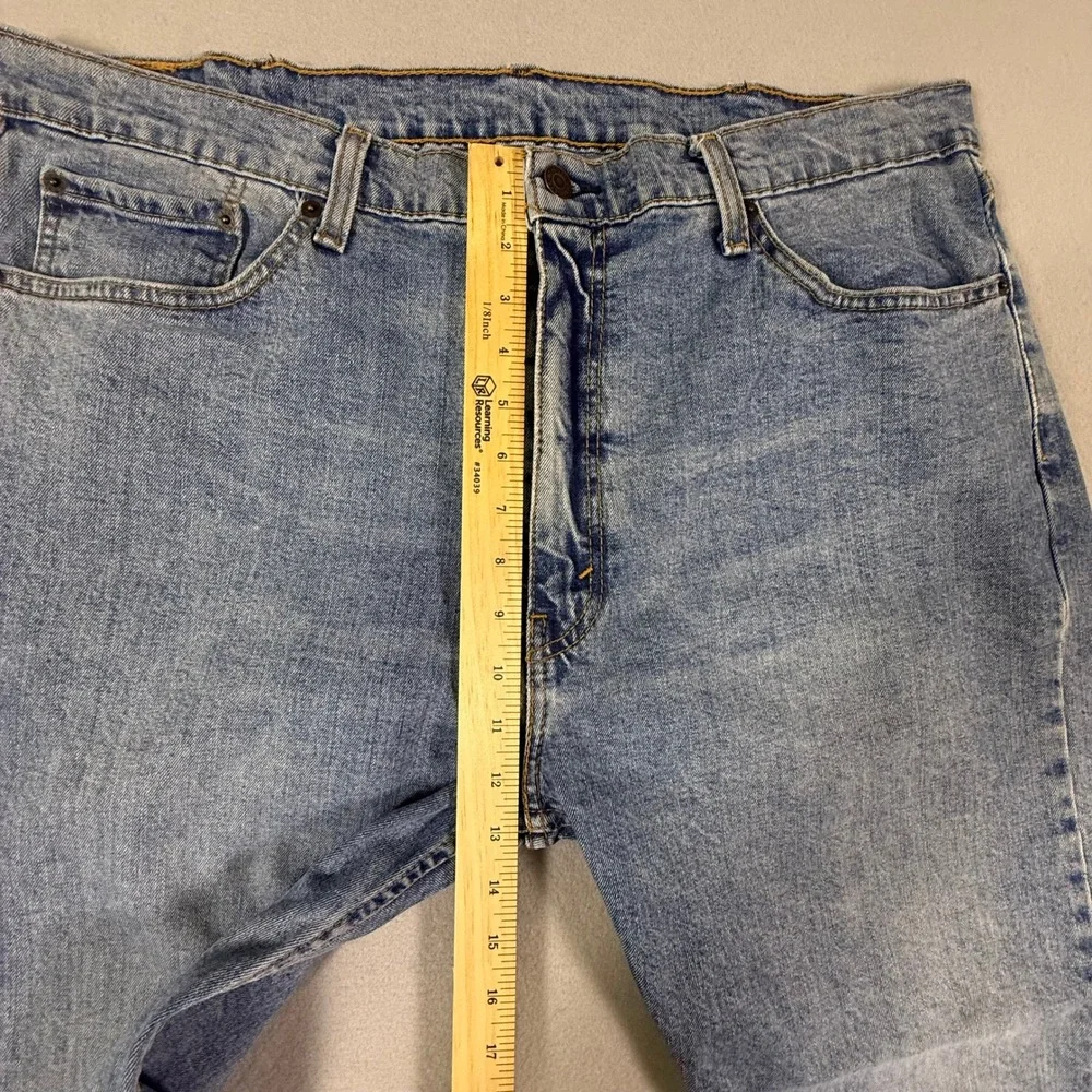 Levis 505 Regular Fit Jeans Mens 40x30 Blue Medium Wash Straight‎ Leg Denim